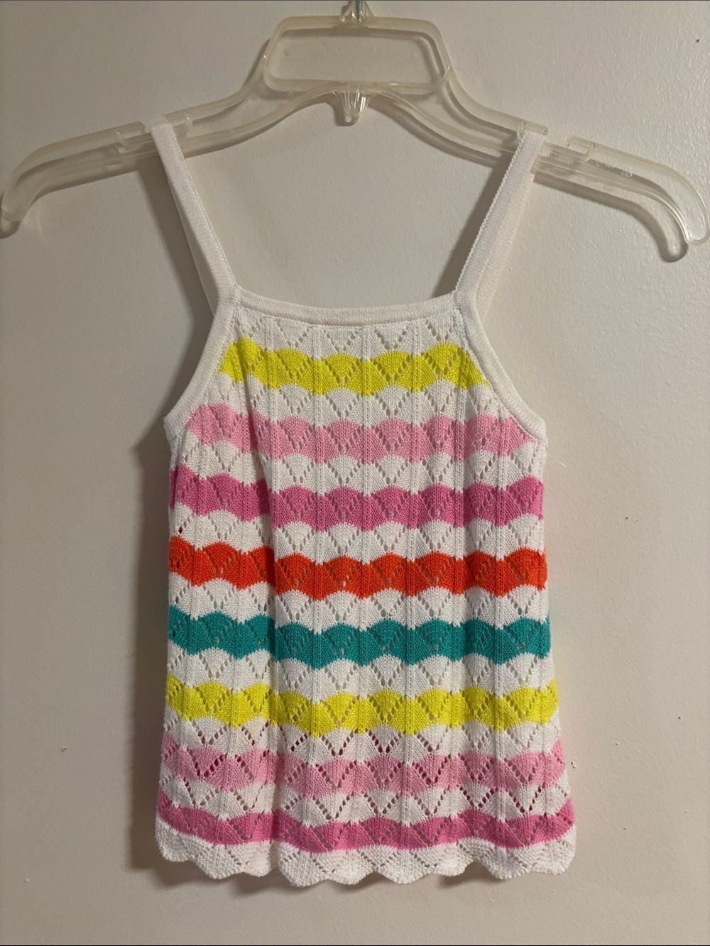Janie and Jack Wavy Striped Crocheted Top 5